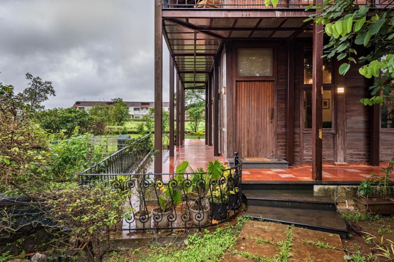 Saffronstays Boulevard Loghouse - A Wooden Chalet Amidst Nature Kārli Exterior foto