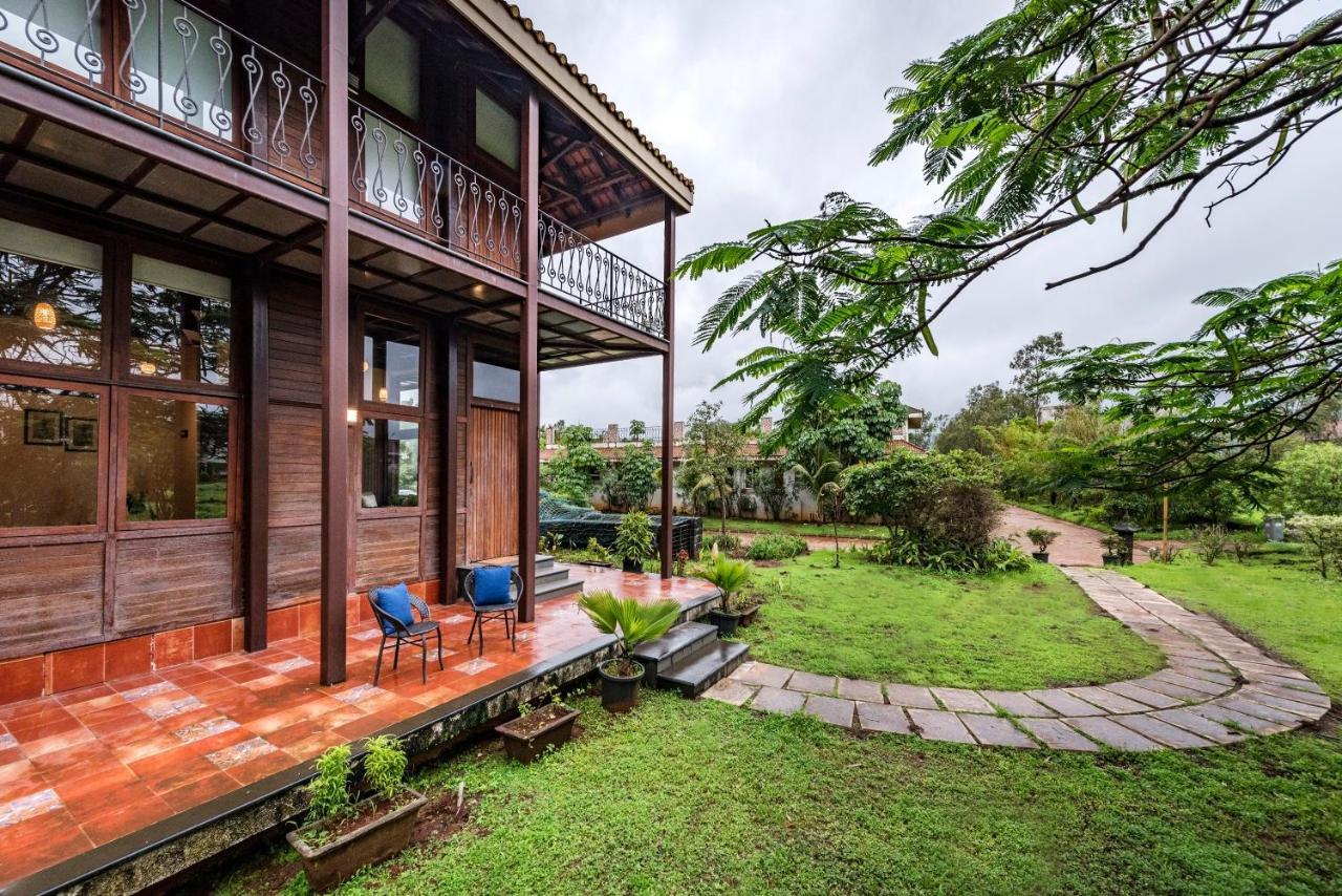Saffronstays Boulevard Loghouse - A Wooden Chalet Amidst Nature Kārli Exterior foto